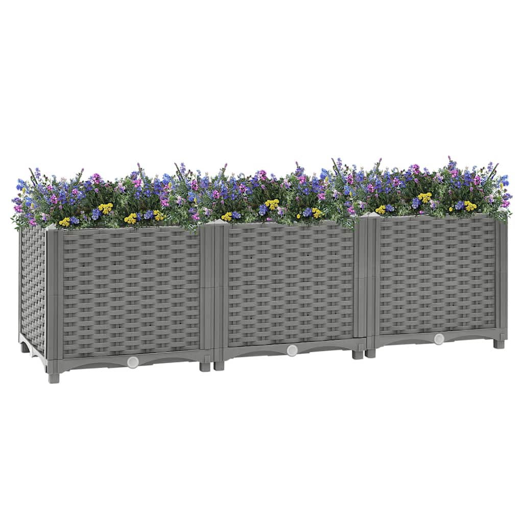 højbed 120x40x38 cm polypropylen