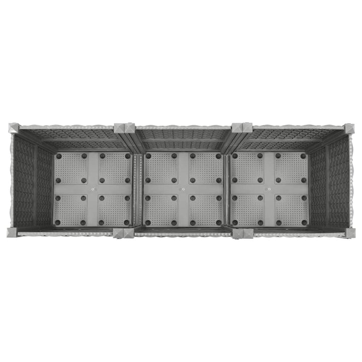 højbed 120x40x38 cm polypropylen