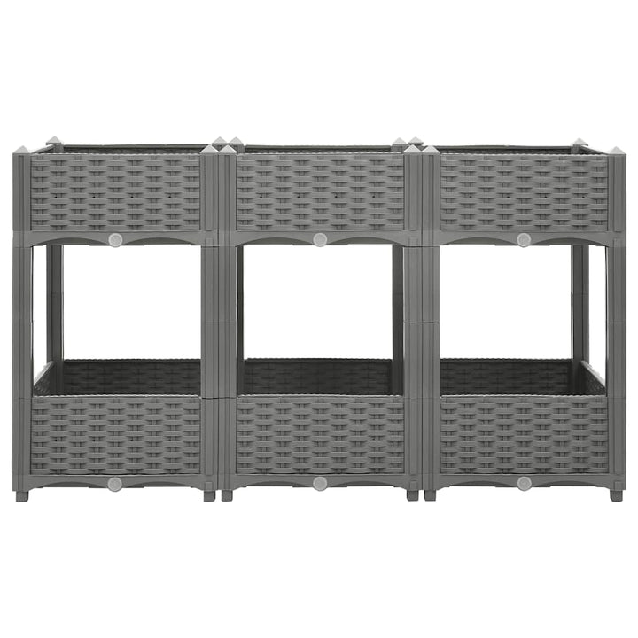 højbed 120x40x71 cm polypropylen