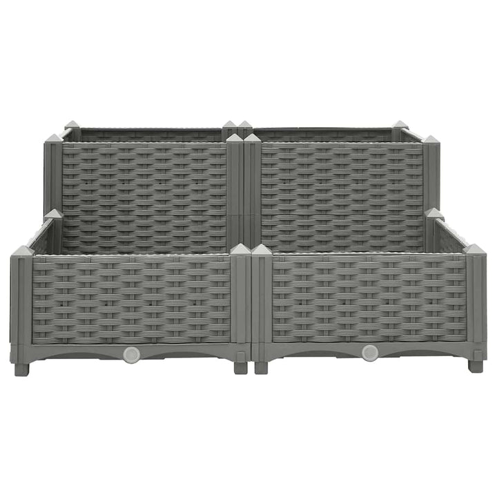 højbed 80x80x38 cm polypropylen