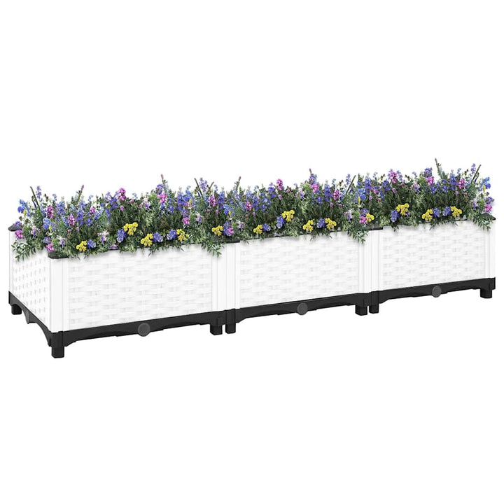 højbed 120x40x23 cm polypropylen