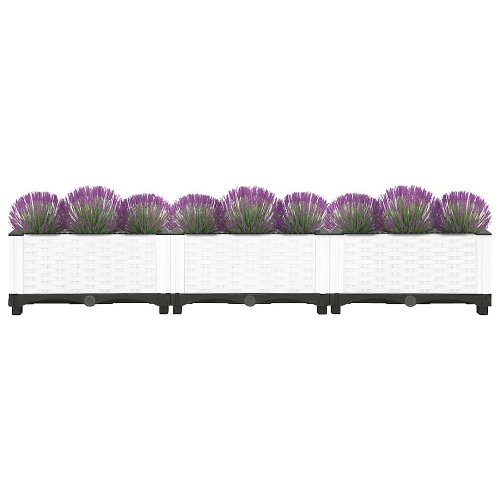 højbed 120x40x23 cm polypropylen