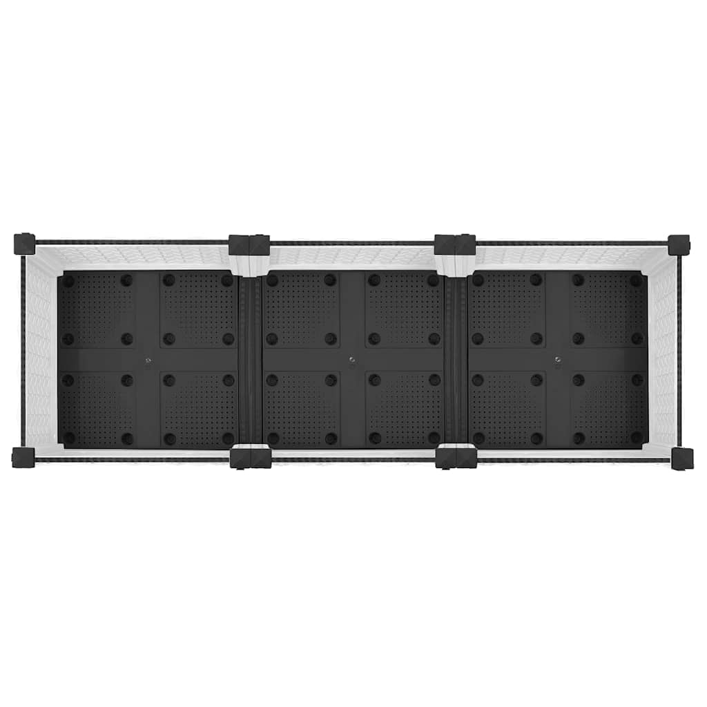 højbed 120x40x23 cm polypropylen