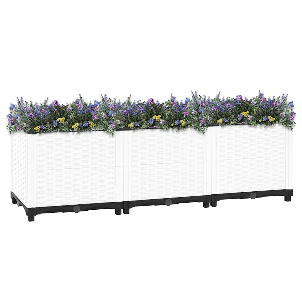 højbed 120x40x38 cm polypropylen