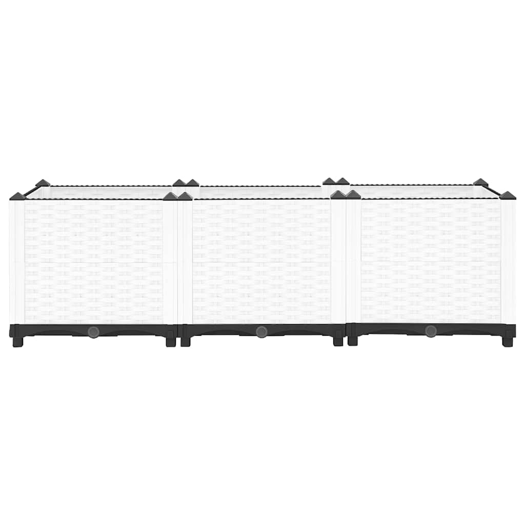 højbed 120x40x38 cm polypropylen