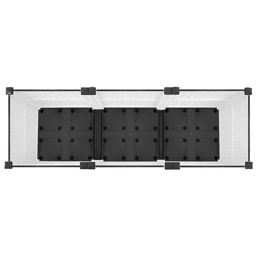 højbed 120x40x38 cm polypropylen