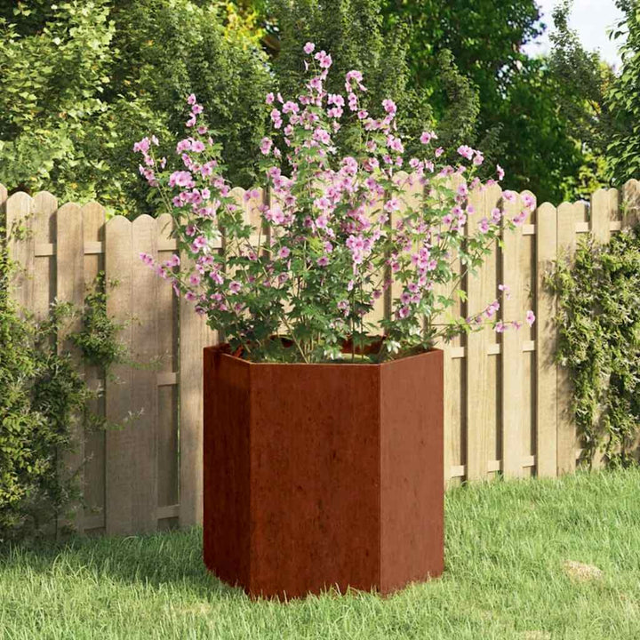 plantekasse 40x40x45 cm cortenstål rustfarvet
