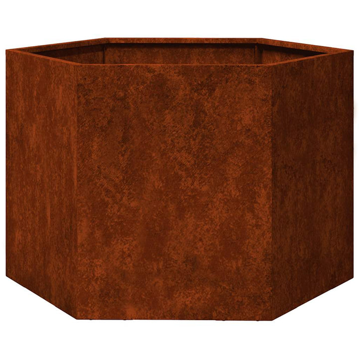 plantekasse 60x60x45 cm cortenstål rustfarvet