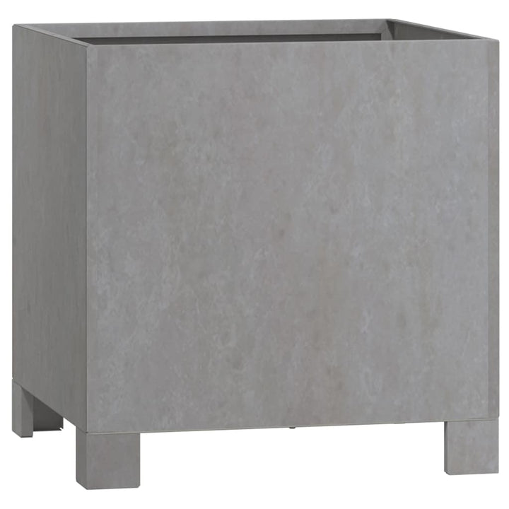plantekasse med ben 30x30x30 cm cortenstål rustfarvet