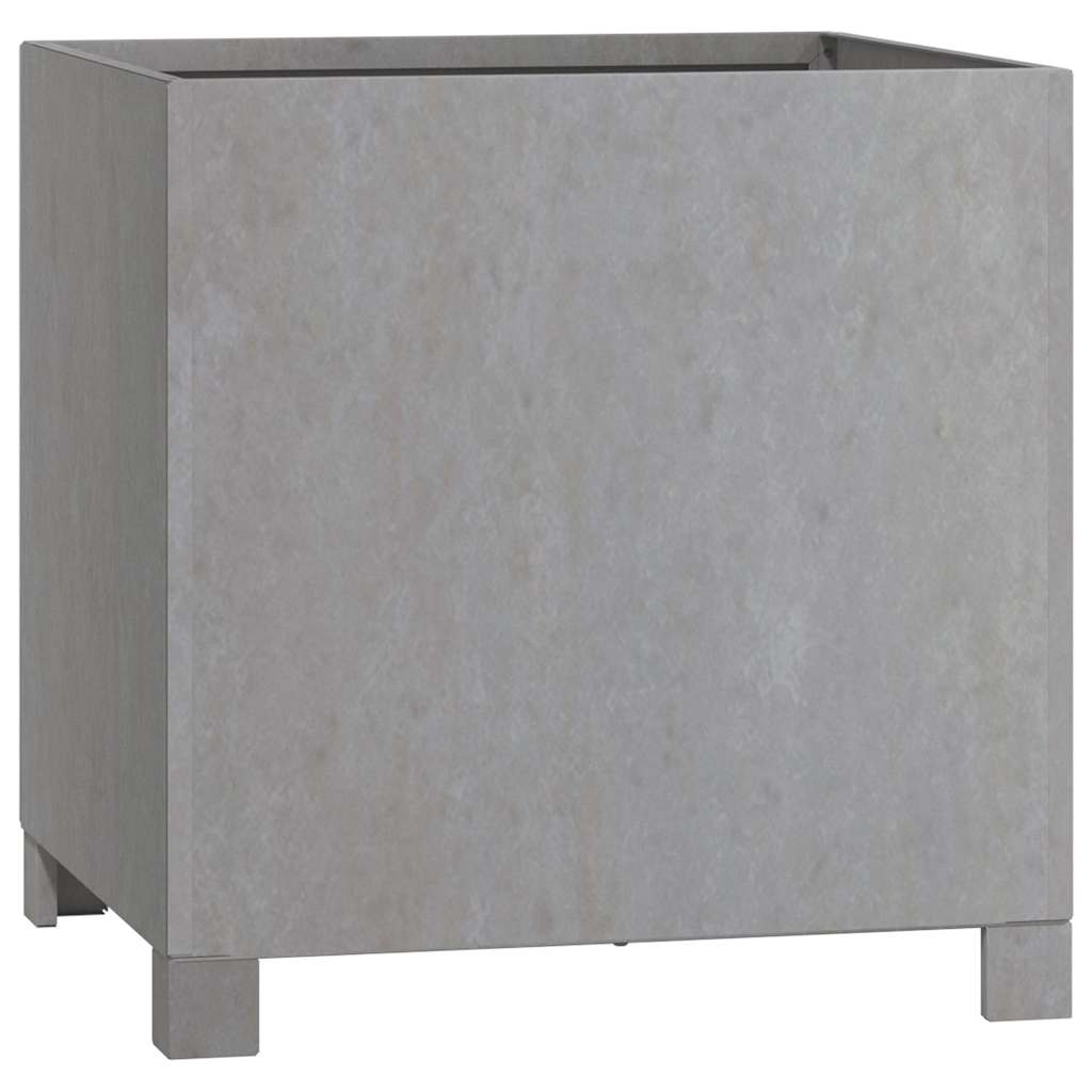 plantekasse med ben 40x40x40 cm cortenstål rustfarvet