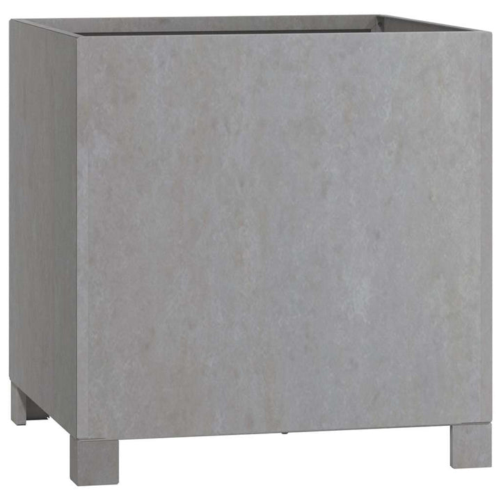 plantekasse med ben 40x40x40 cm cortenstål rustfarvet