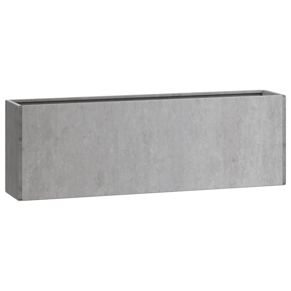 væghængte plantekasser 2 stk. 53x10x17 cm cortenstål rustfarvet