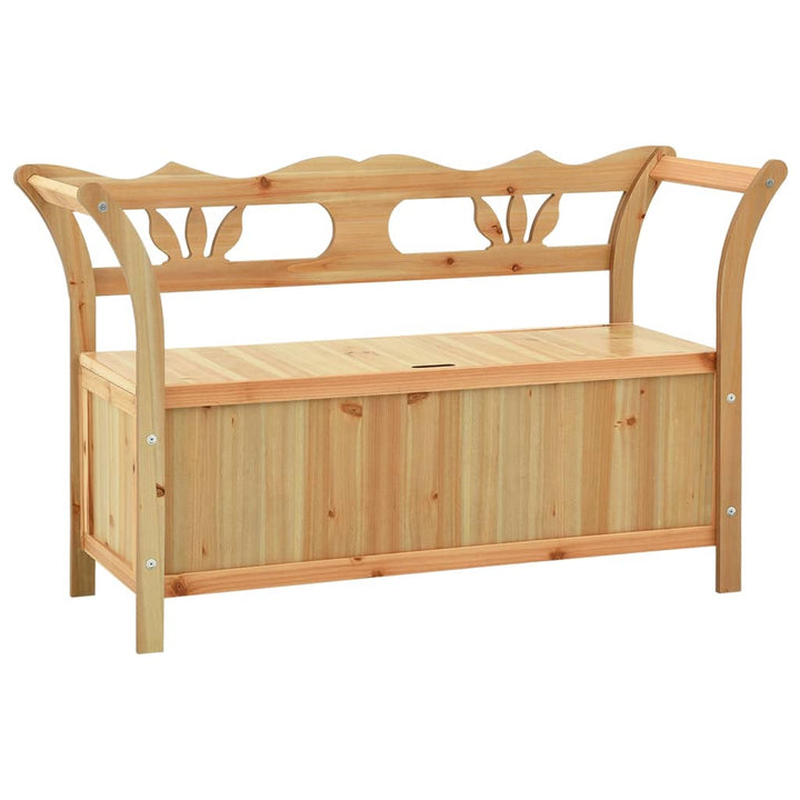 bænk 107x45x75,5 cm massivt fyrretræ