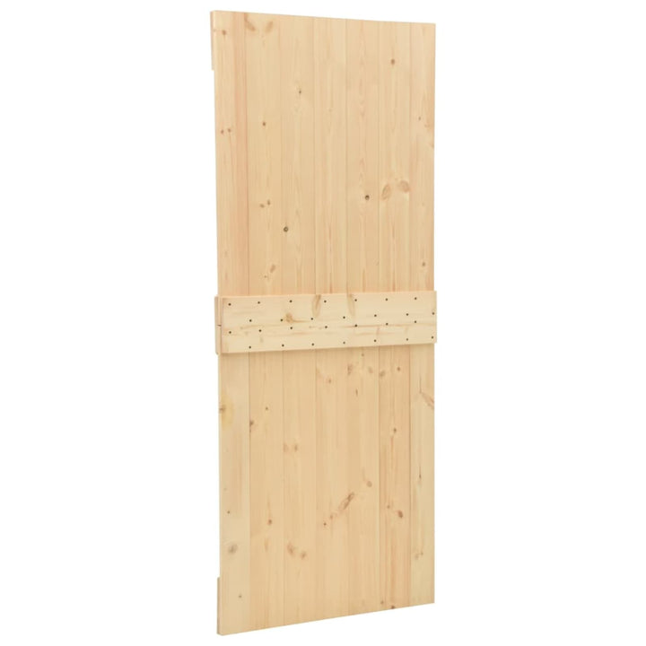 Dør NARVIK Naturfarvet 80 x 210 cm Massivt Fyrretræ