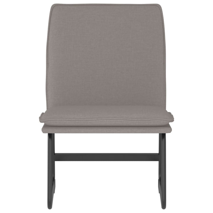 loungestol 52x75x76 cm stof Gråbrun