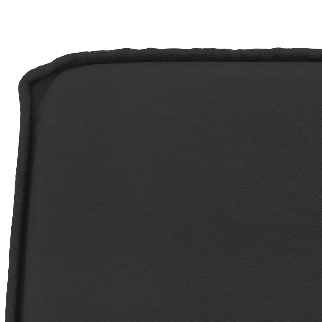 bænk 100x75x76 cm kunstlæder sort