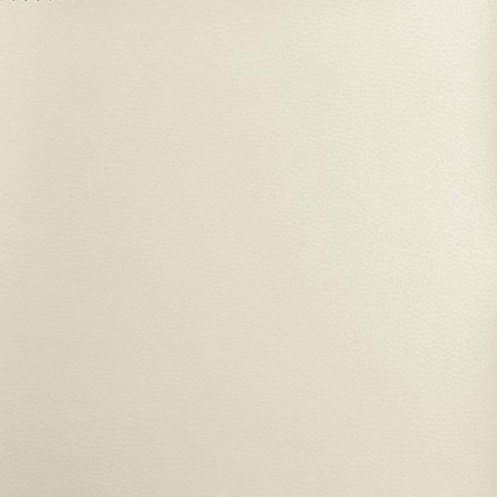 bænk 100x75x76 cm kunstlæder cremefarvet