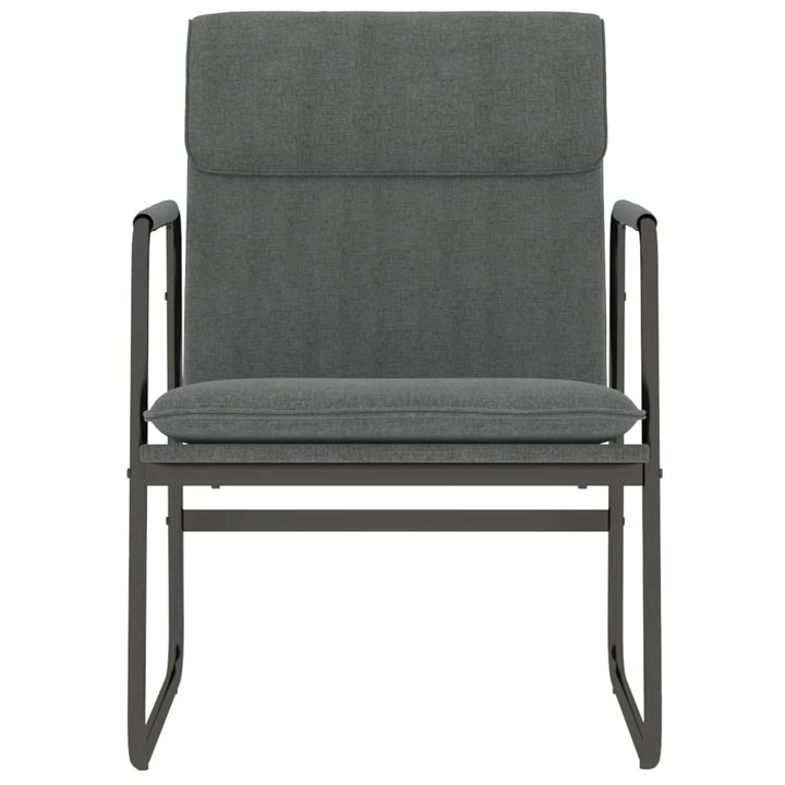 loungestol 55x64x80 cm stof mørkegrå