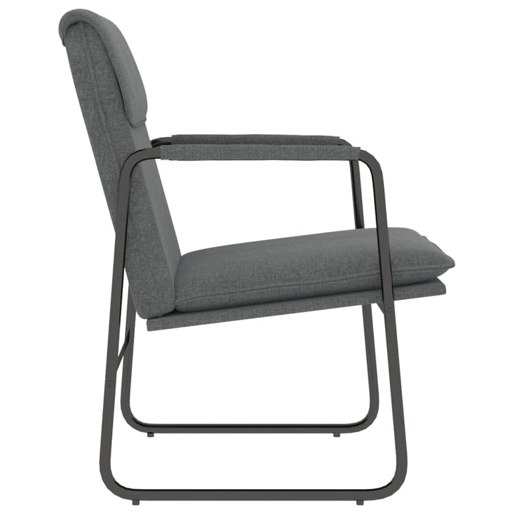 loungestol 55x64x80 cm stof mørkegrå