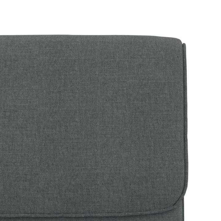 loungestol 55x64x80 cm stof mørkegrå
