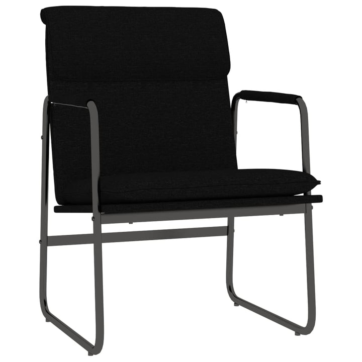 loungestol 55x64x80 cm stof sort
