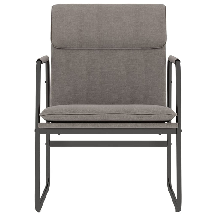 loungestol 55x64x80 cm stof Gråbrun
