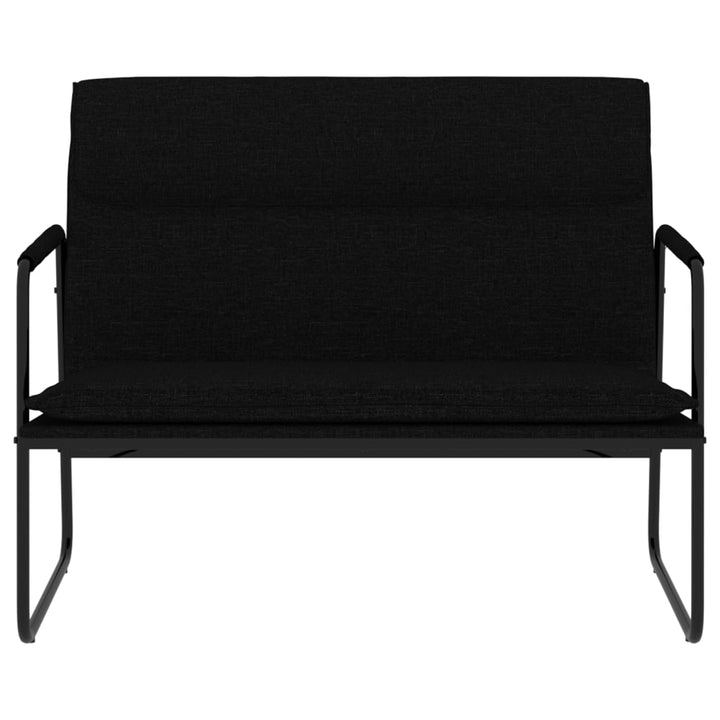 bænk 100x64x80 cm stof sort