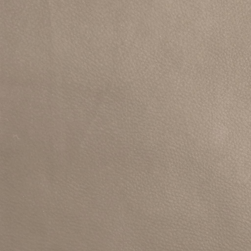 loungestol 55x64x80 cm kunstlæder cappuccinofarvet