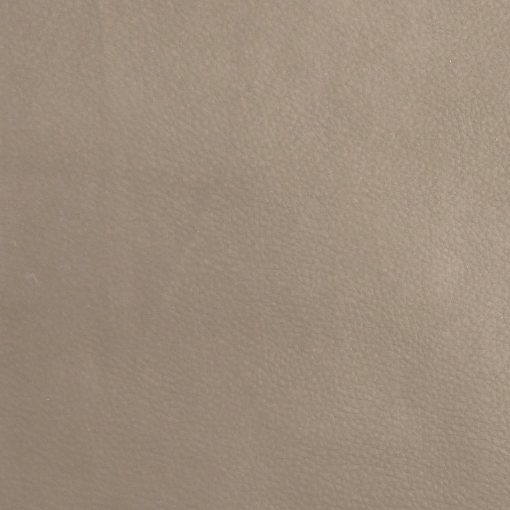 bænk 100x64x80 cm kunstlæder cappuccinofarvet
