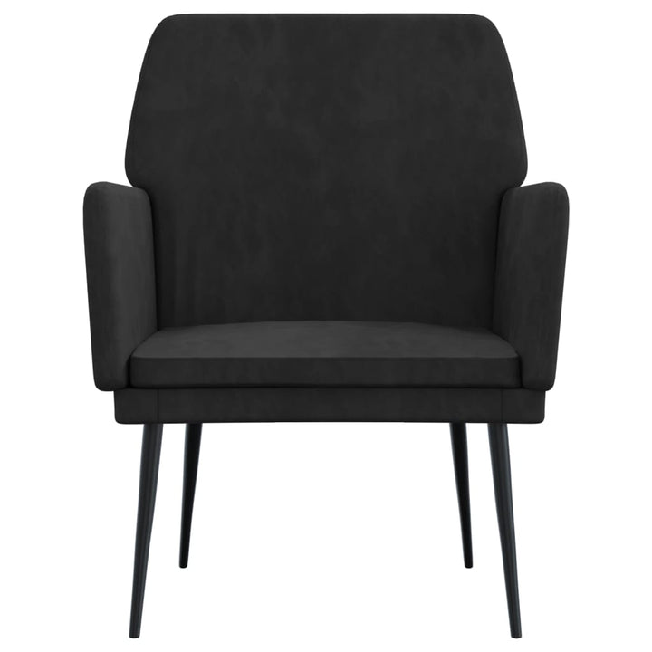 lænestol 62x79x79 cm velour sort