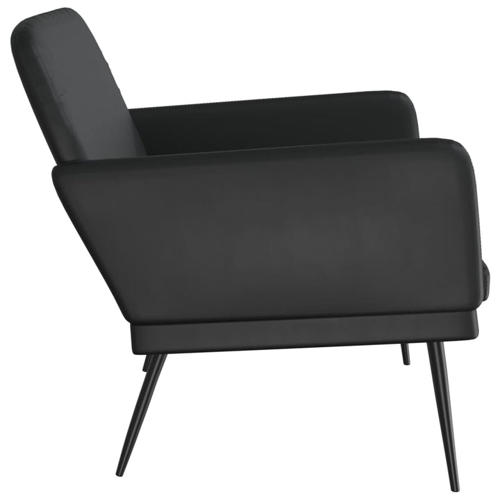 bænk 107x80x81 cm kunstlæder sort