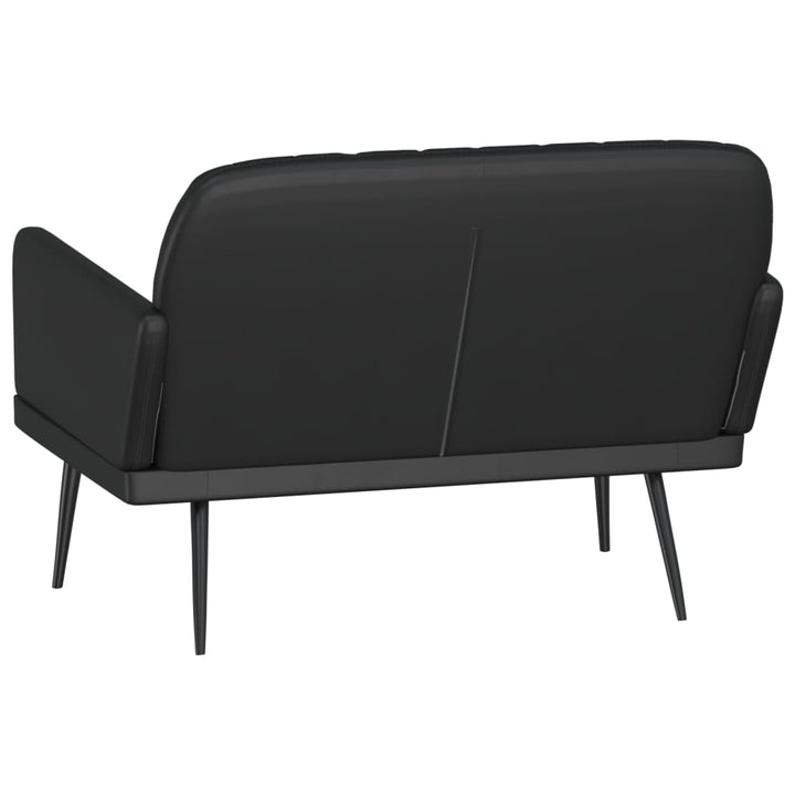 bænk 107x80x81 cm kunstlæder sort