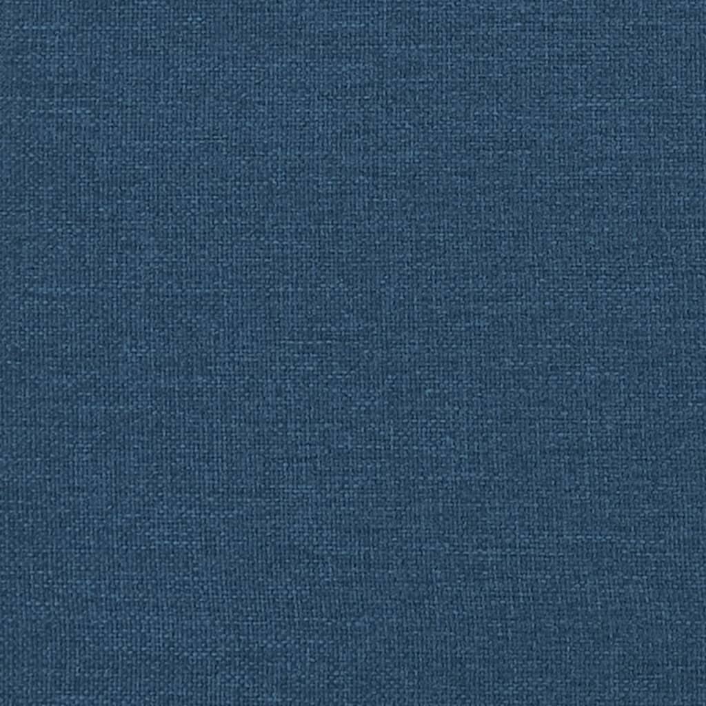 bænk 110x76x80 cm stof blå