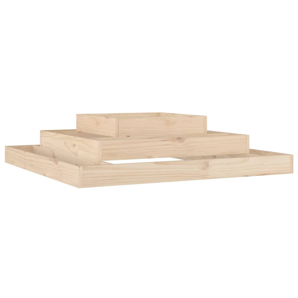plantekasse 110x110x27 cm massivt fyrretræ