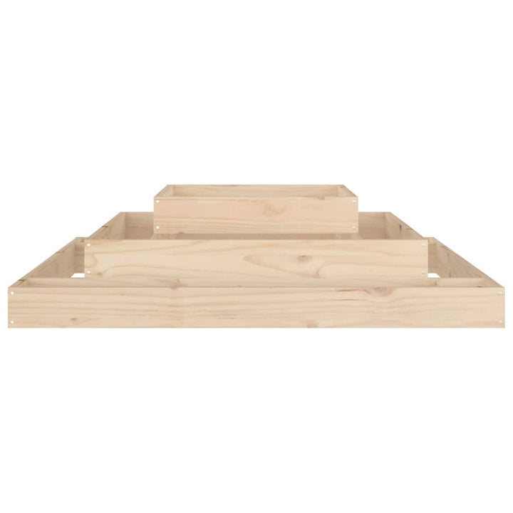 plantekasse 110x110x27 cm massivt fyrretræ