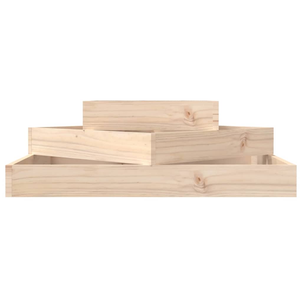 plantekasse 83x83x27 cm massivt fyrretræ