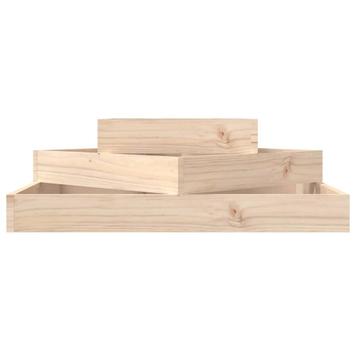 plantekasse 83x83x27 cm massivt fyrretræ