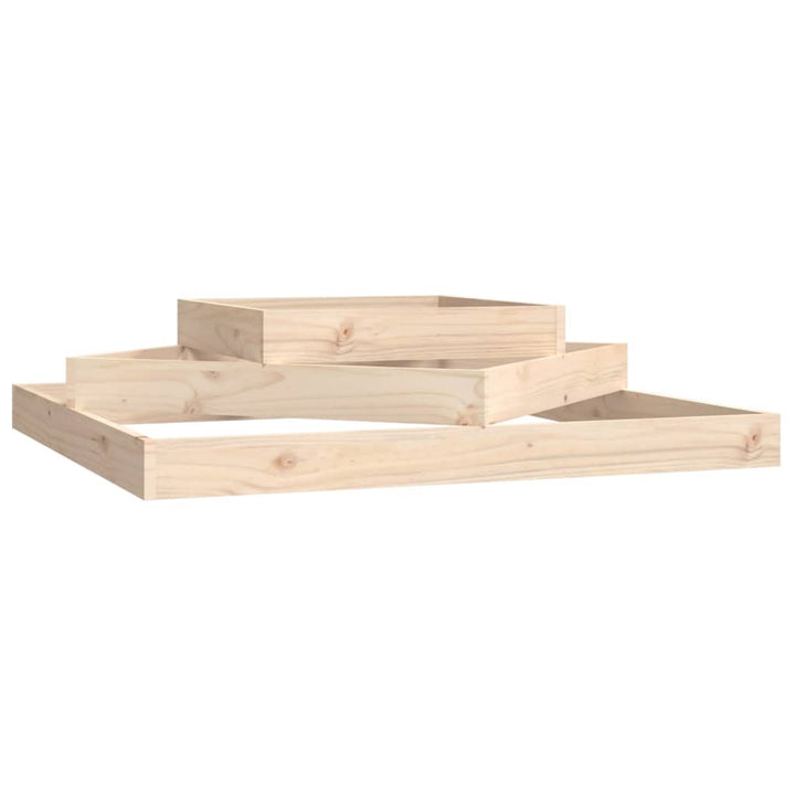 plantekasse 112x112x27 cm massivt fyrretræ