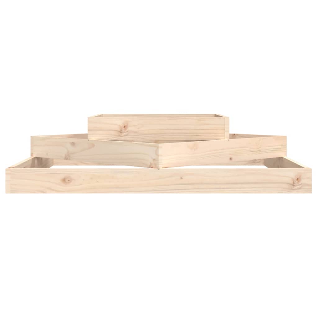 plantekasse 112x112x27 cm massivt fyrretræ