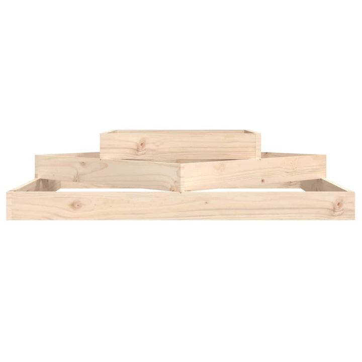 plantekasse 112x112x27 cm massivt fyrretræ