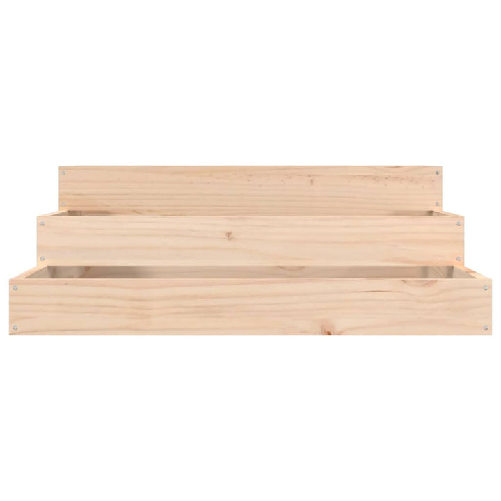 plantekasse 78x78x27 cm massivt fyrretræ