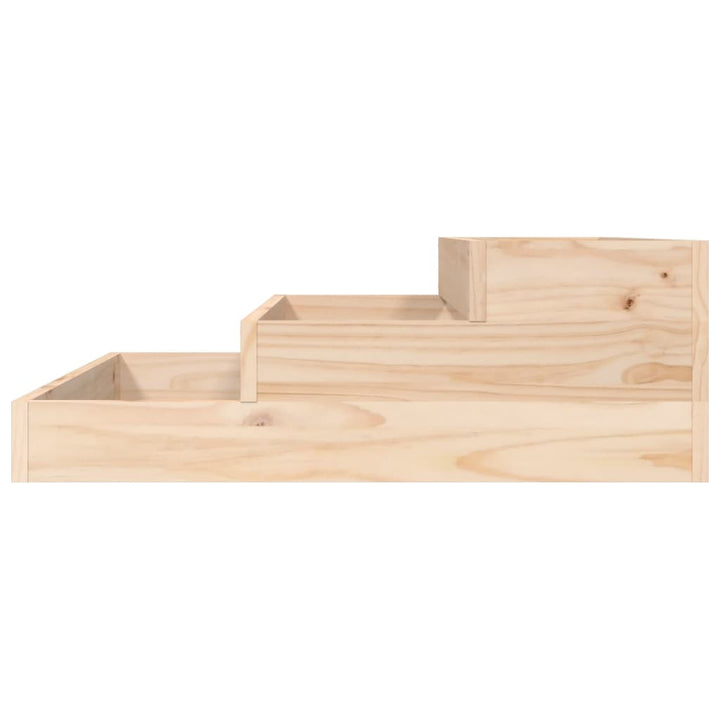 plantekasse 78x78x27 cm massivt fyrretræ