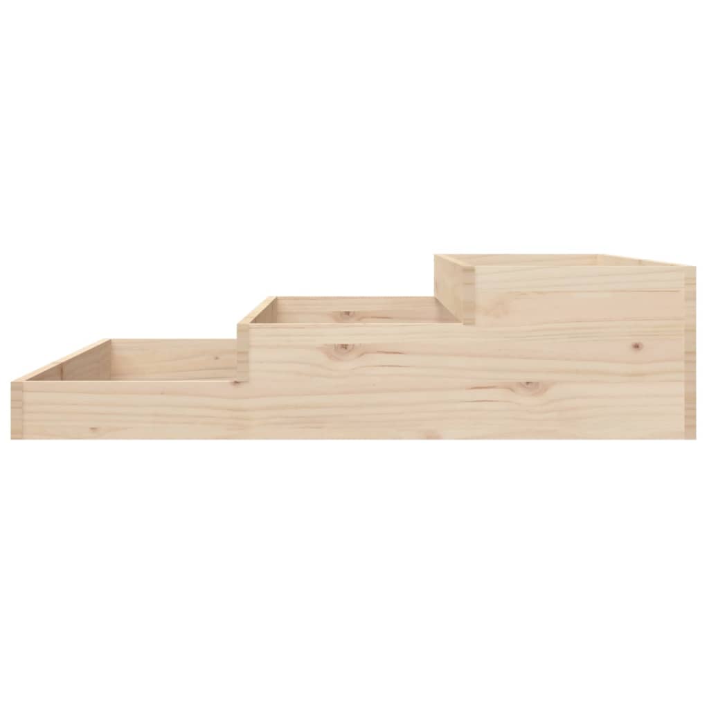 plantekasse 107x107x27 cm massivt fyrretræ