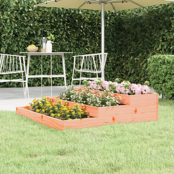 plantekasse 107x107x27 cm massivt douglasgran