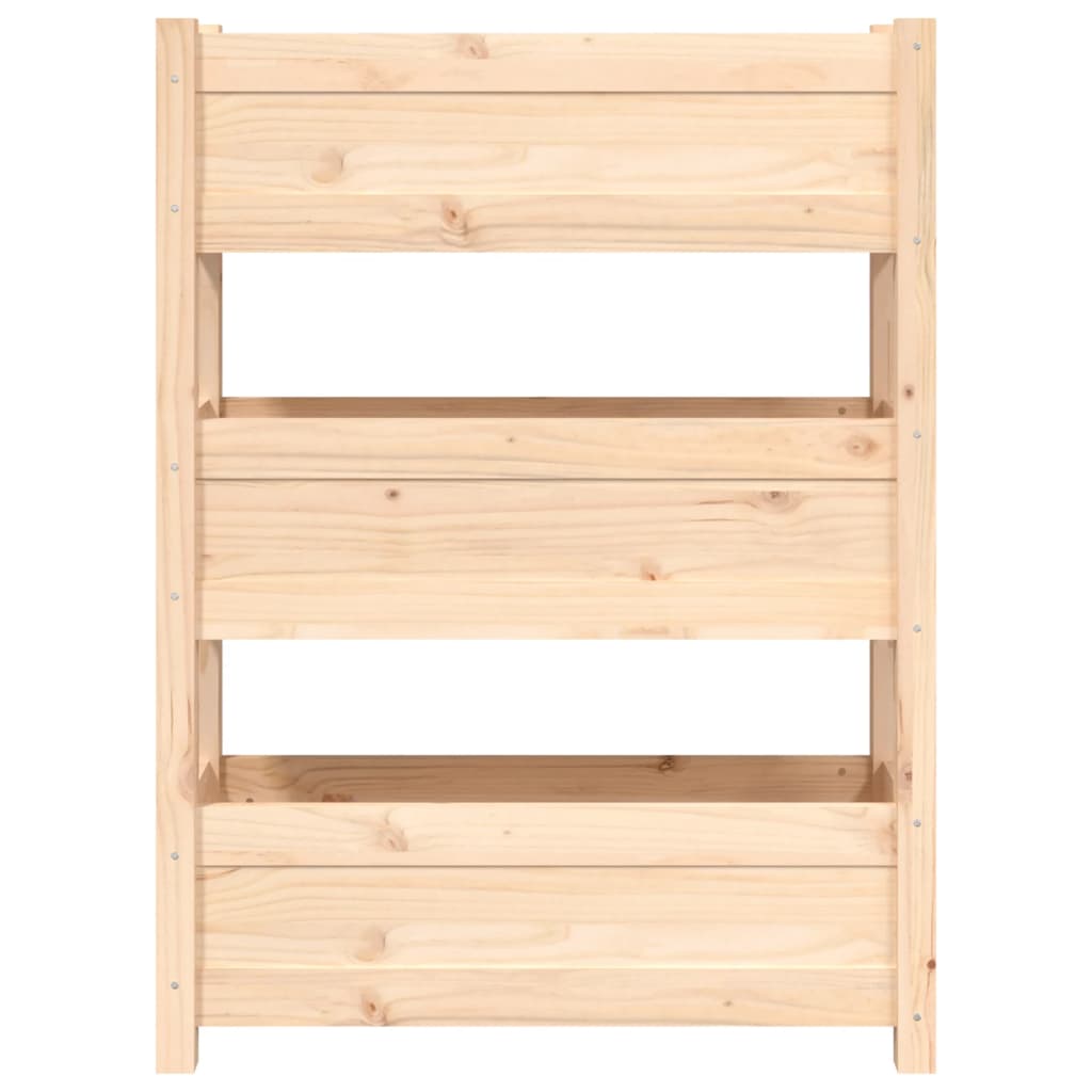 plantekasse 77x25x104,5 cm massivt fyrretræ