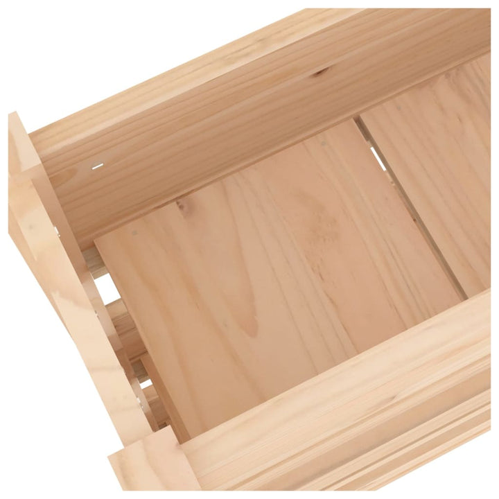 plantekasse 77x25x104,5 cm massivt fyrretræ