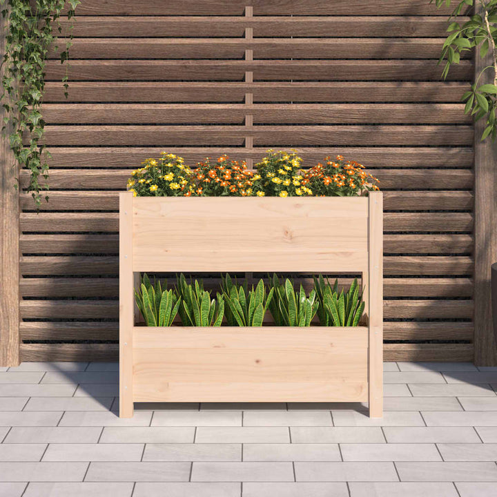 plantekasse 77x25x66 cm massivt fyrretræ