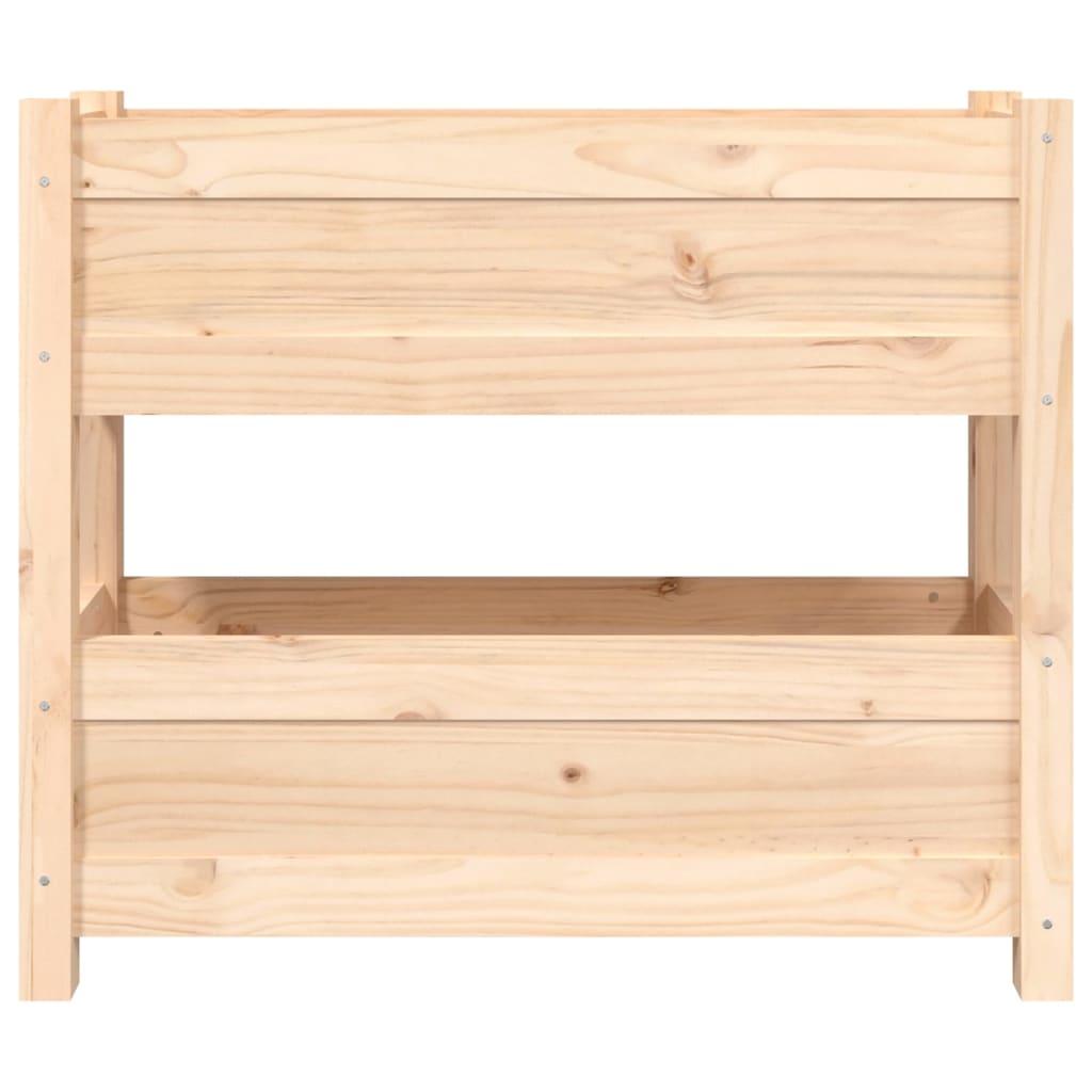 plantekasse 77x25x66 cm massivt fyrretræ