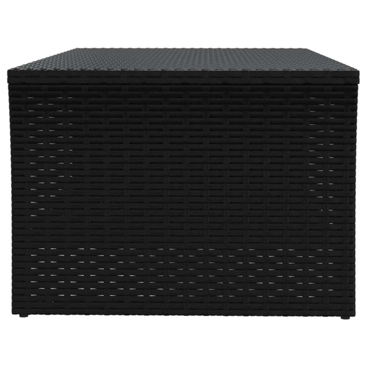 sofabord 100x50x40 cm polyrattan sort