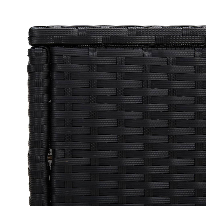 indskudsborde 3 stk. polyrattan sort